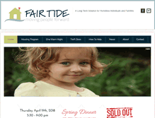 Tablet Screenshot of fairtide.org